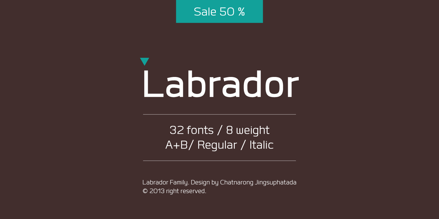 Przykład czcionki Labrador B Extra Bold Italic